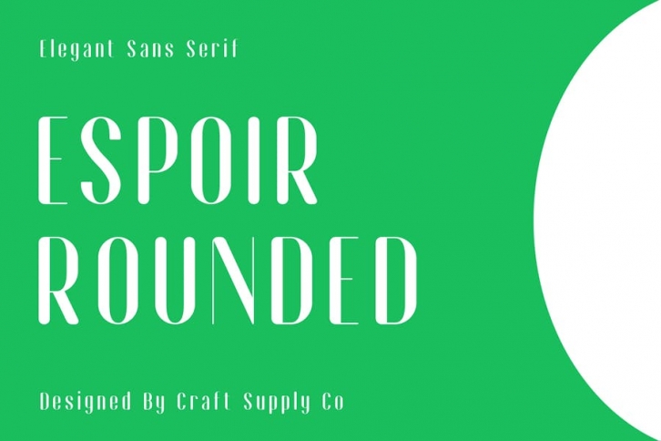 Espoir Rounded Font Download