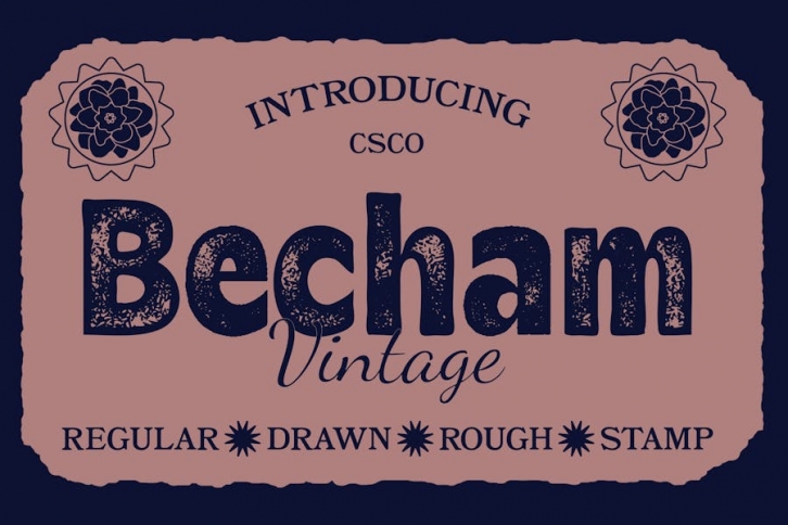 Becham Vintage Font Download