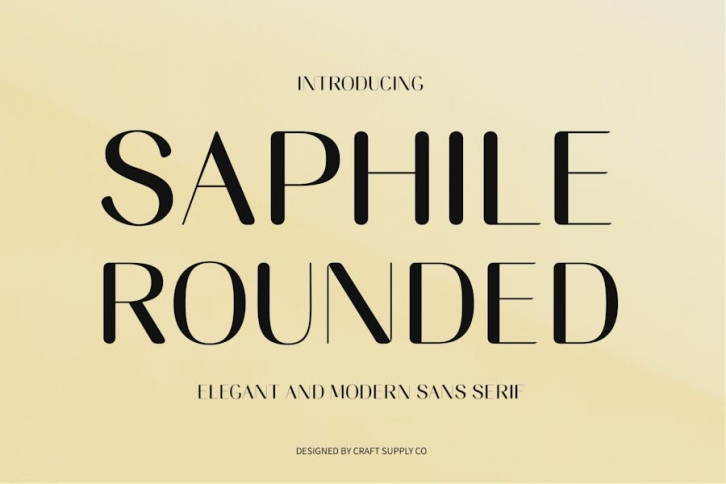 Saphile Rounded Font Download