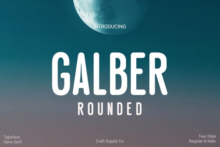 Galber Rounded Font Download