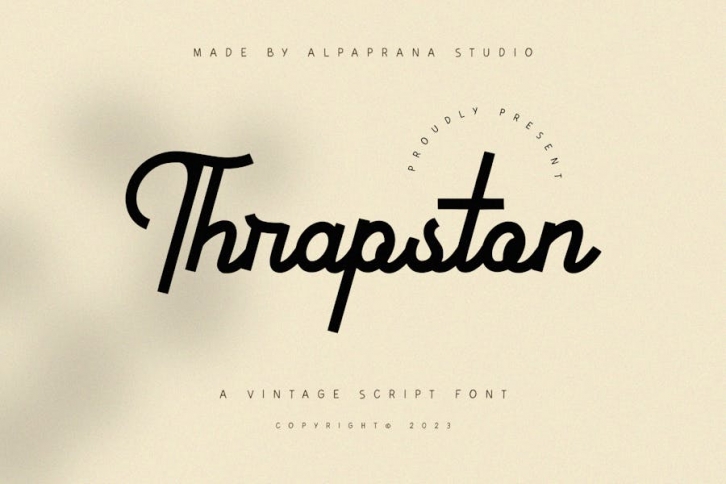Thrapston Font Download