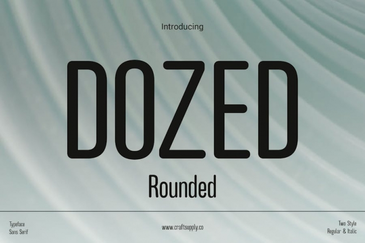 Dozed Rounded Font Download