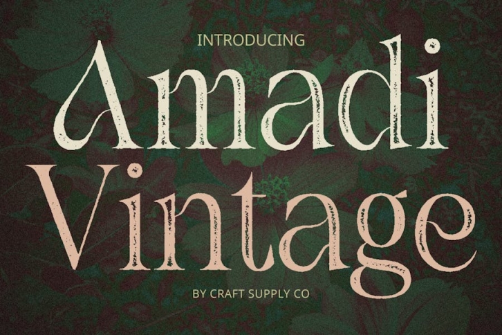 Amadi Vintage Font Download