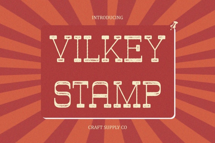 Vilkey Stamp Font Download