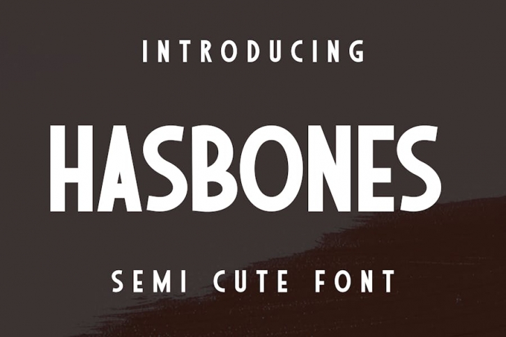 Hasbones Font Font Download