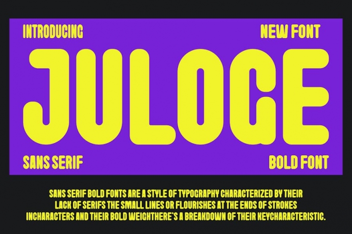 Juloge Font Download