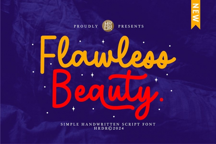 Flawless Beauty - Quirky Handwritten Font Font Download