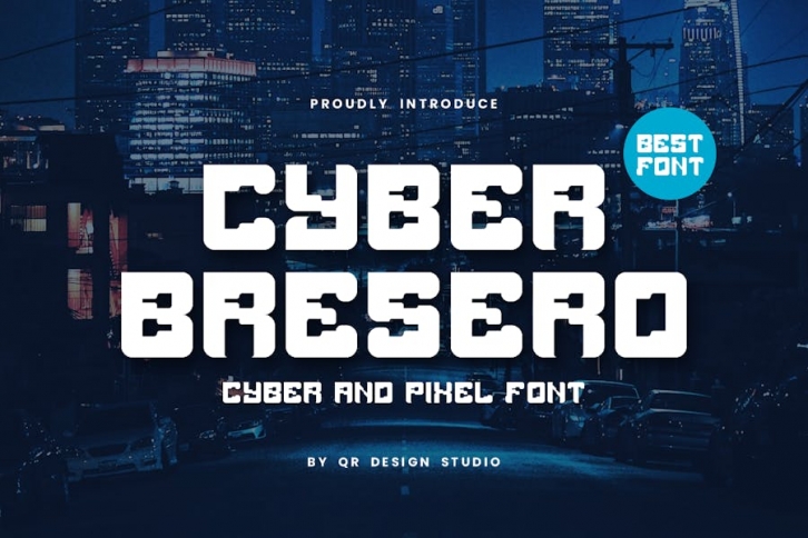 Cyber Bresero - Digital & Tech Font Font Download