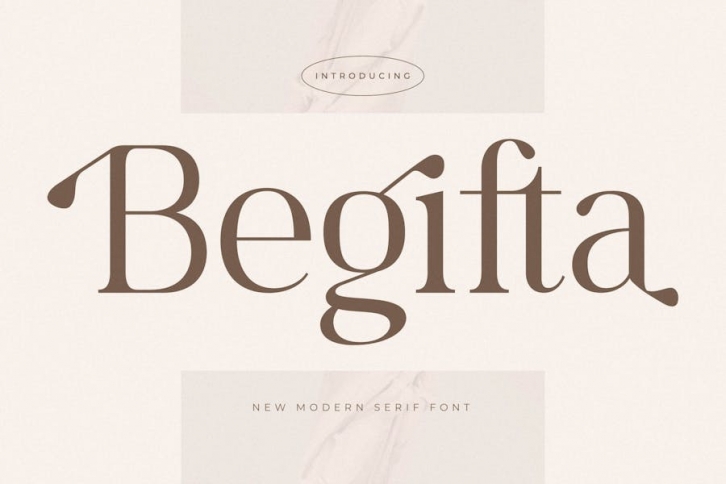 Begifta New Modern Serif Font Font Download