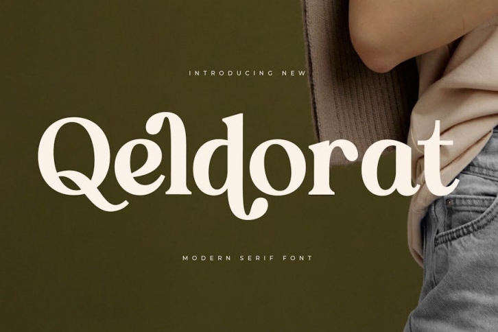 Qeldorat Modern Serif Font Font Download