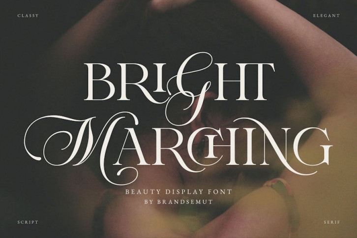 Bright Marching - Beauty Display Font Font Download