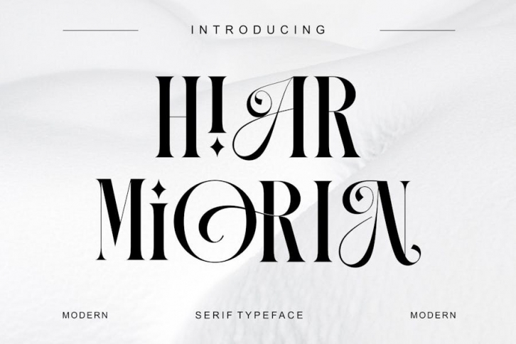 HIAR MIORIN Serif Typeface Font Download