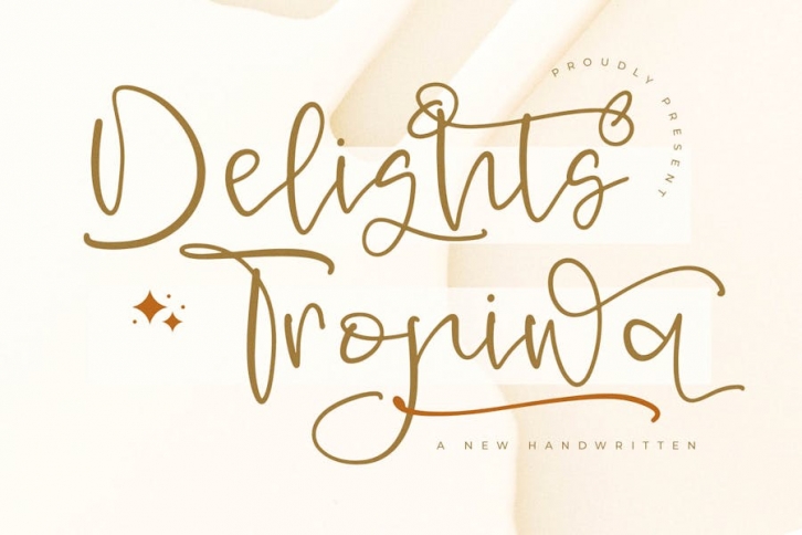 Delishts Tropiwa Handwritten Font Font Download