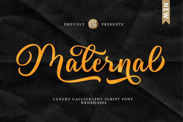 Maternal - Luxury Calligraphy Font Font Download