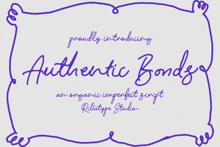 Authentic Bonds Font Download