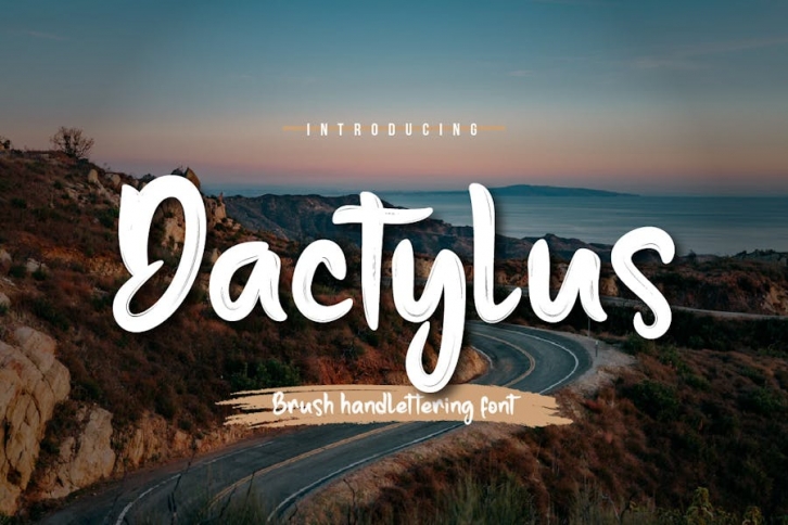 Dactylus - Brush Handwritten Font Font Download