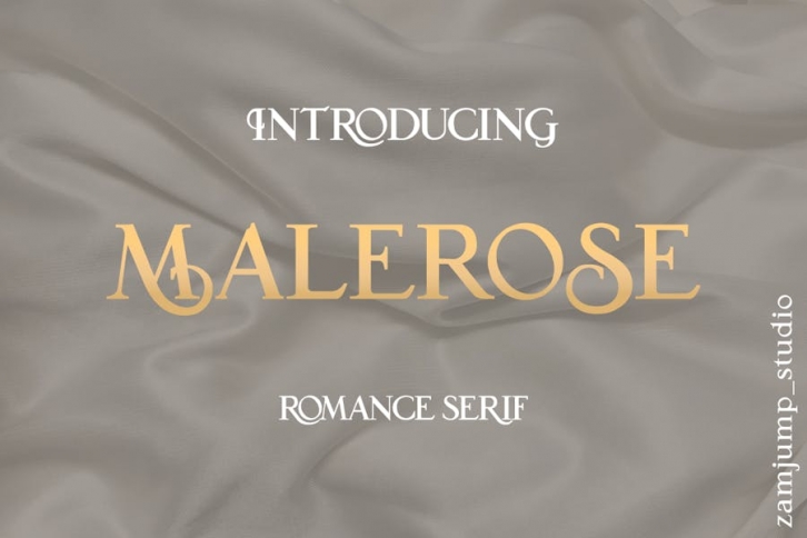 MALEROSE - The Romance Serif Font Download