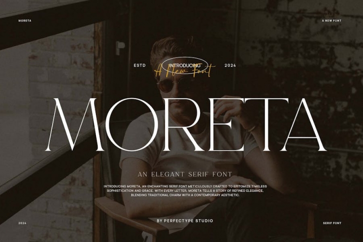 Moreta Elegant Serif Font Typeface Font Download