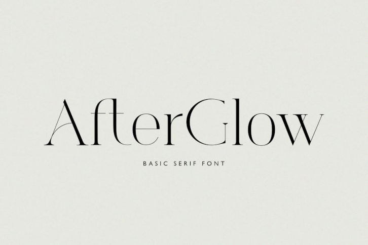 Afterglow Elegant Serif Font Download