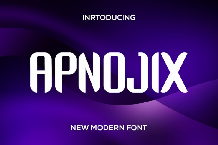 Apnojix Font Font Download