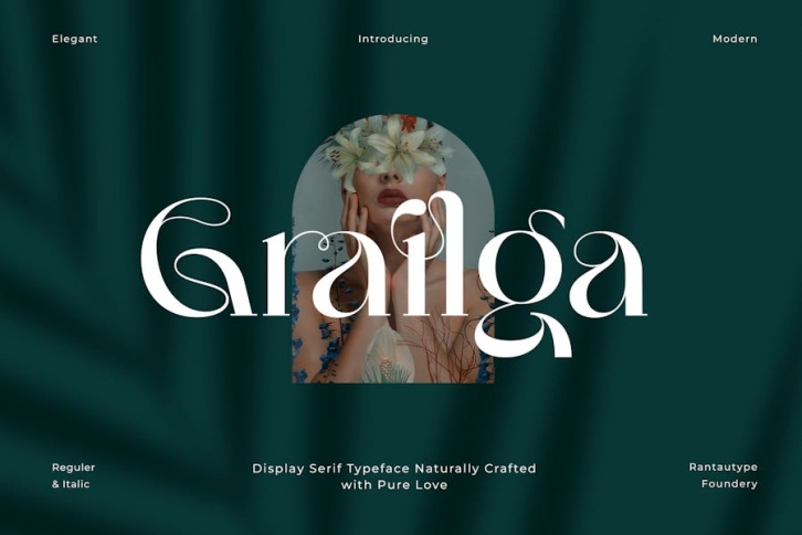 Grailga Modern Serif Typeface Font Download