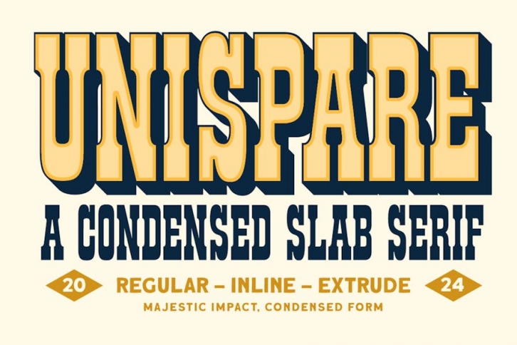 Unispare Font Download