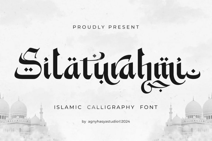 Silaturahmi - Islamic Calligraphy Font Font Download