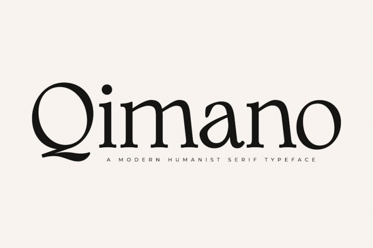 Qimano Modern Humanist Serif Font Download