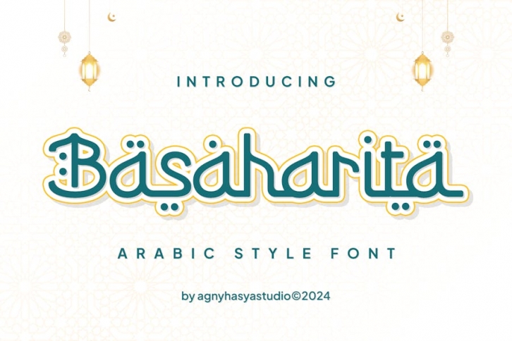 Basaharita - Arabic Style Font Font Download