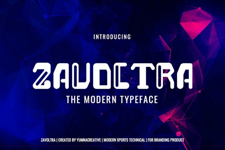 Zavoltra - Modern Font Font Download