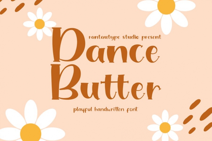 Dance Butter Playful Handwritten Font Font Download