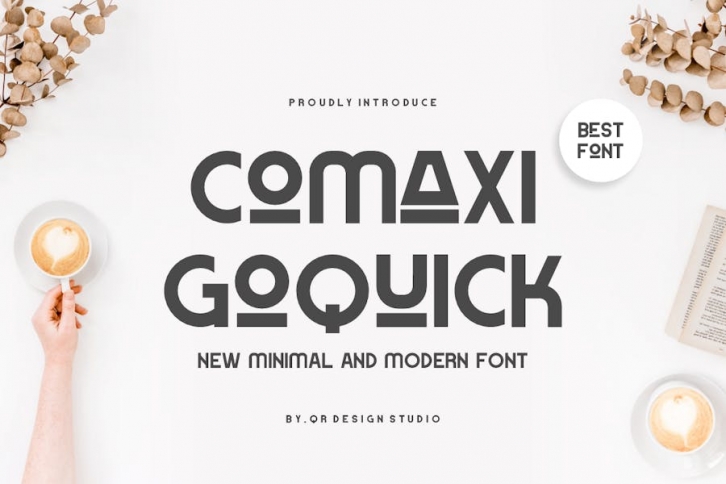 Comaxi Goquick - Modern & Minimal Font Font Download