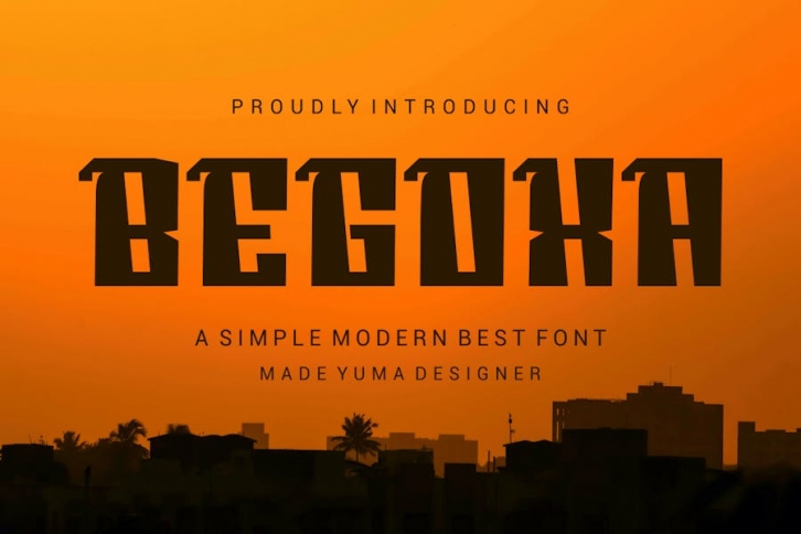 Begoxa Unique Font Font Download