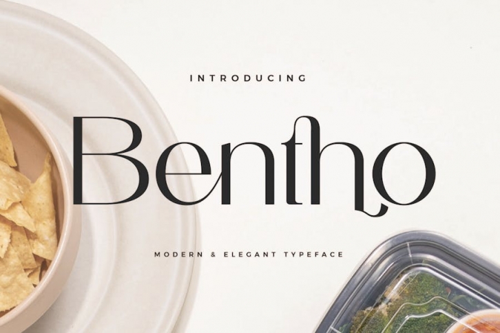 Bentho - Modern Ligature Font Font Download