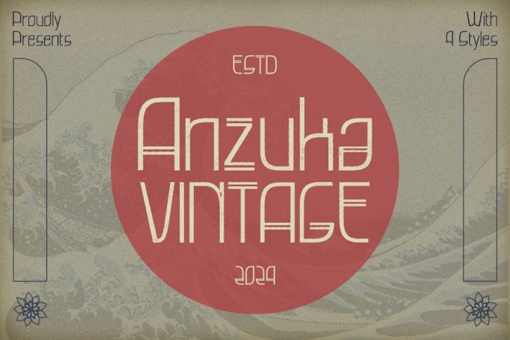 Anzuka Vintage Font Download