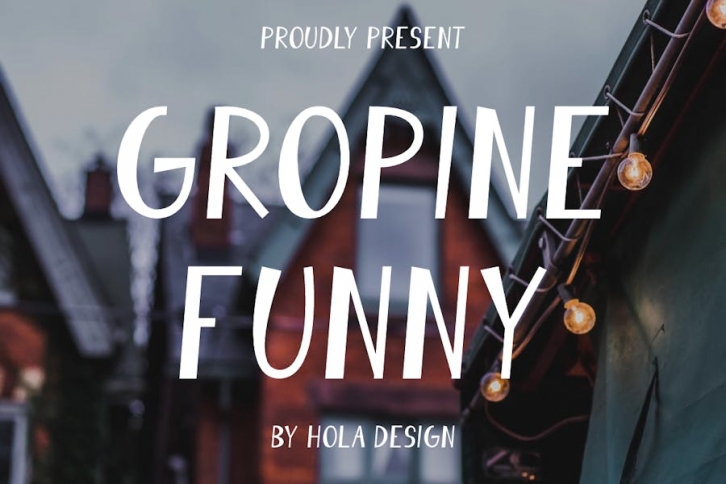 Gropine Funny Font Download