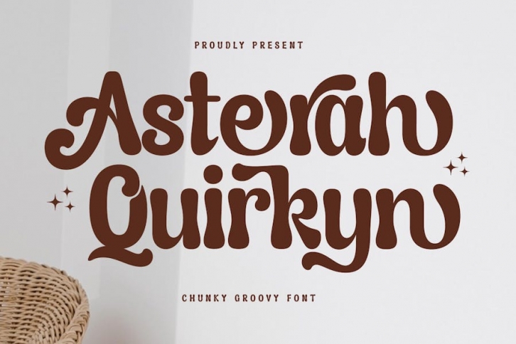 Asterah Quirkyn Groovy Font Font Download