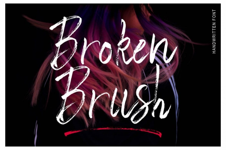 Broken Brush Font Download