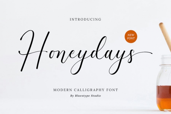 Honeydays - Modern Calligraphy Fonts Font Download