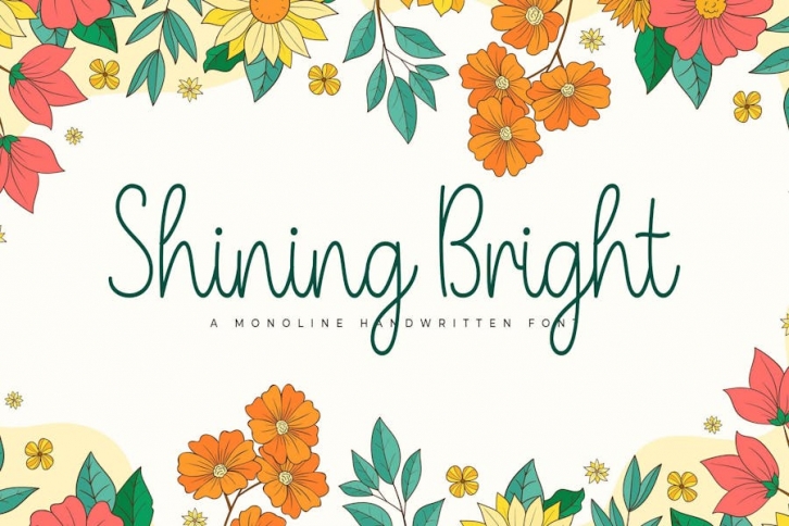 Shining Bright Font Download