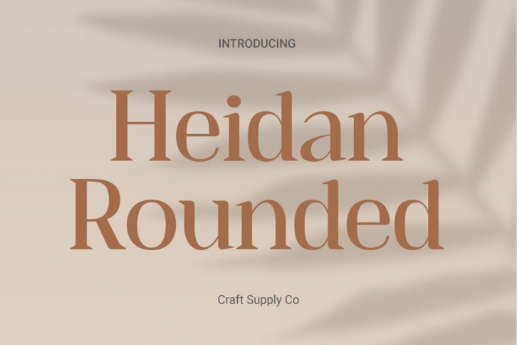 Heidan Rounded Font Download