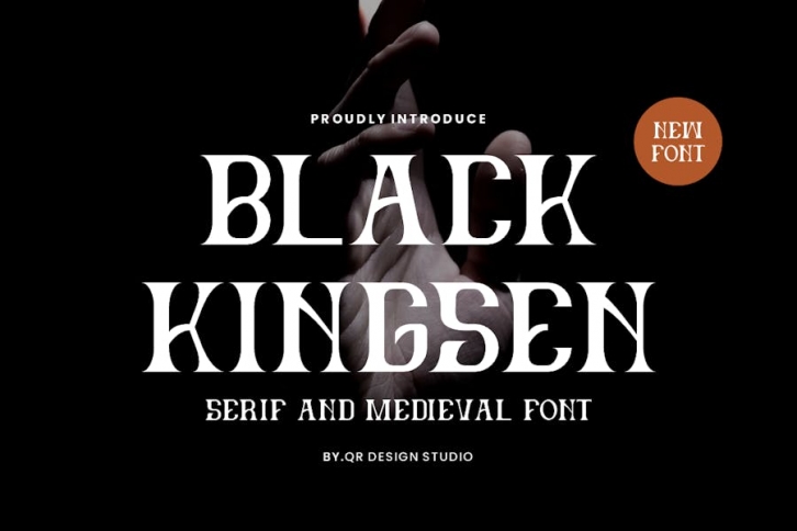 Black Kingsen - Serif & Medieval Font Font Download