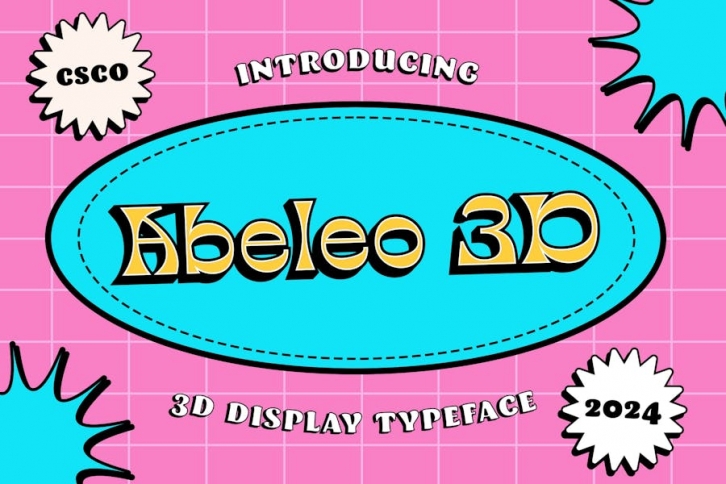 Abeleo 3D Font Download