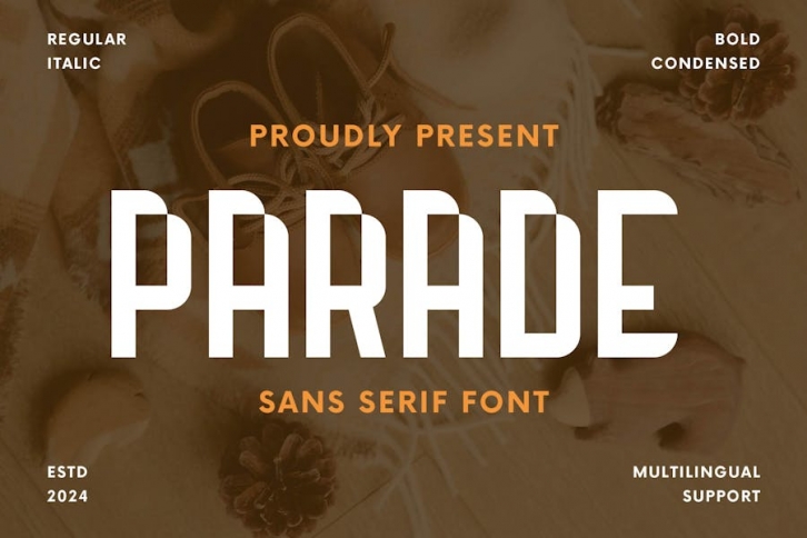 Parade Condensed Font Font Download