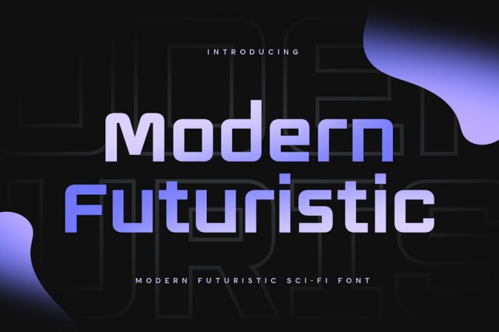 Modern Futuristic - Modern Futuristic Sci-fi Font Font Download