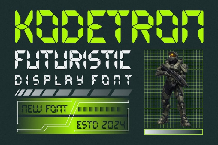 Futuristic Display Font Font Download