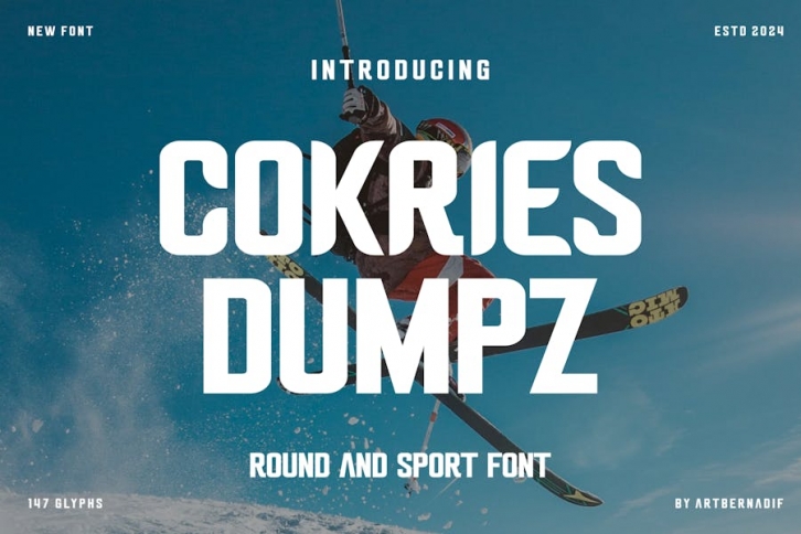 Cokries Dumpz - Round And Sport Font Font Download