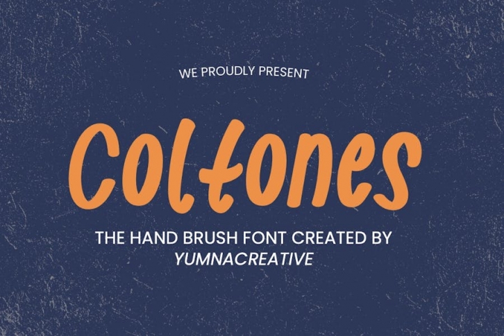 Coltones - Hand Brush Font Font Download