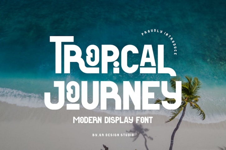 Tropical Journey - Modern Display Font Font Download
