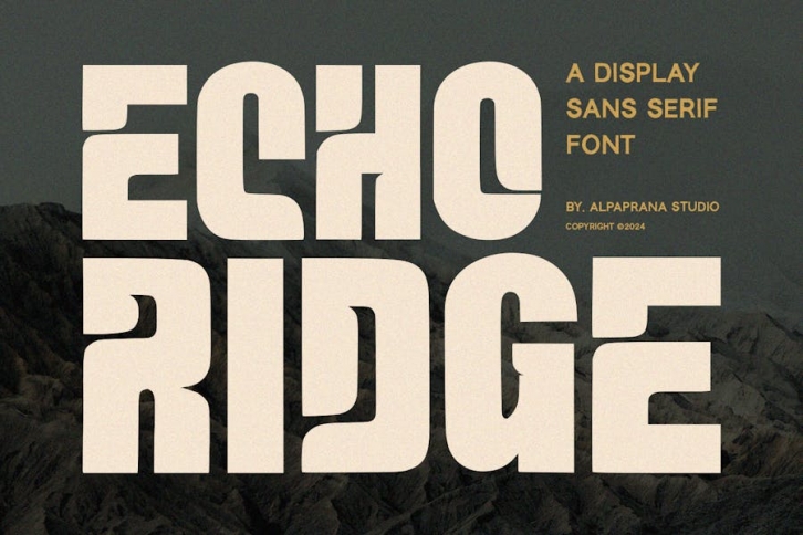 Echo Ridge Font Download